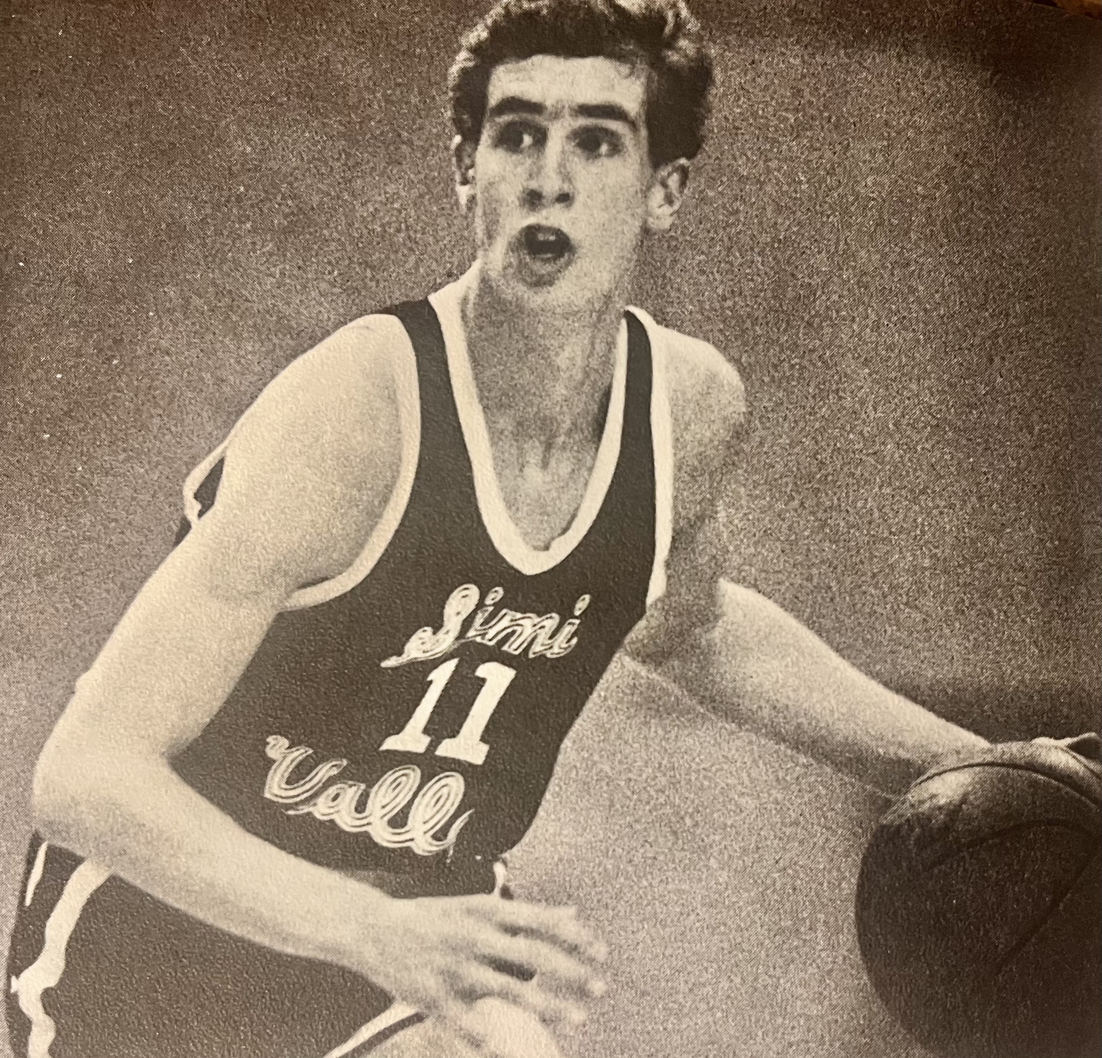 Butch Hawking #11 dribbling — Simi Valley